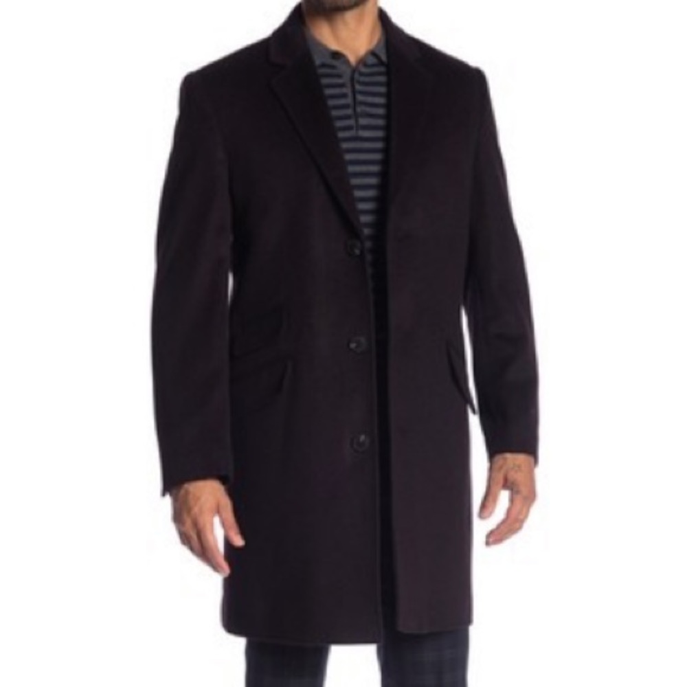 Hart Schaffner Marx - Wool Blend Logline Overcoat